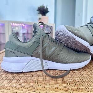 New Balance Olive Green Sneakers